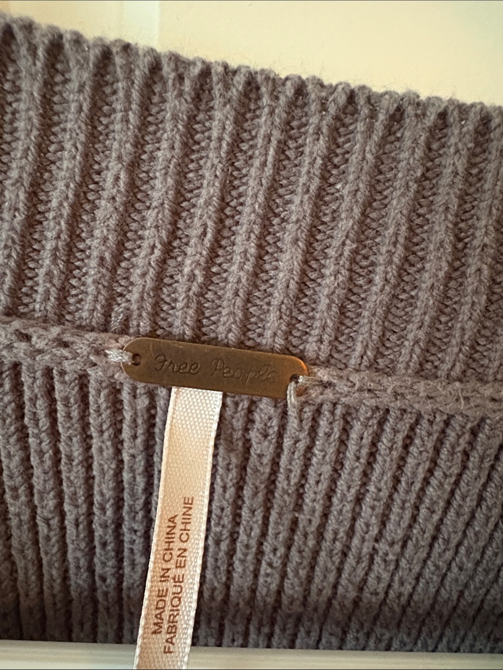 Free People Relaxed Cropped Scoop-Neck Sweater in Charcoal - Picture 2 of 5